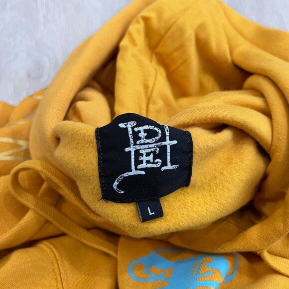 Don Ed Hardy Black Panther Logo Mustard Yellow Hoodie - Large - Picture 7 of 7